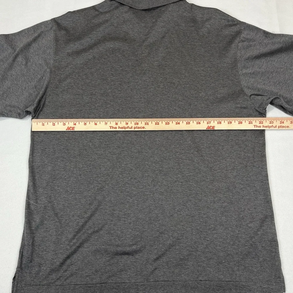 Nike X Tiger Woods Polo Shirt Mens M Gray Golf‎ Classic Casual